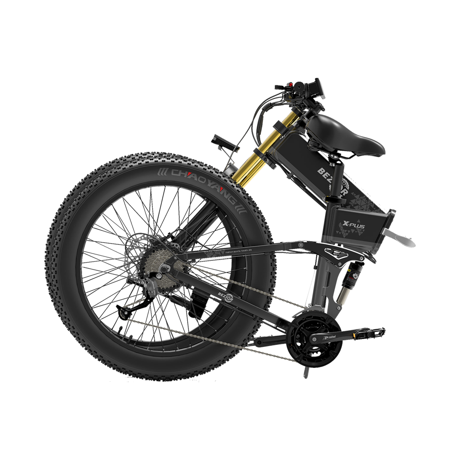 Bezior X Plus Electric Mountain Folding Bike